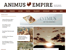 Tablet Screenshot of animusempire.com